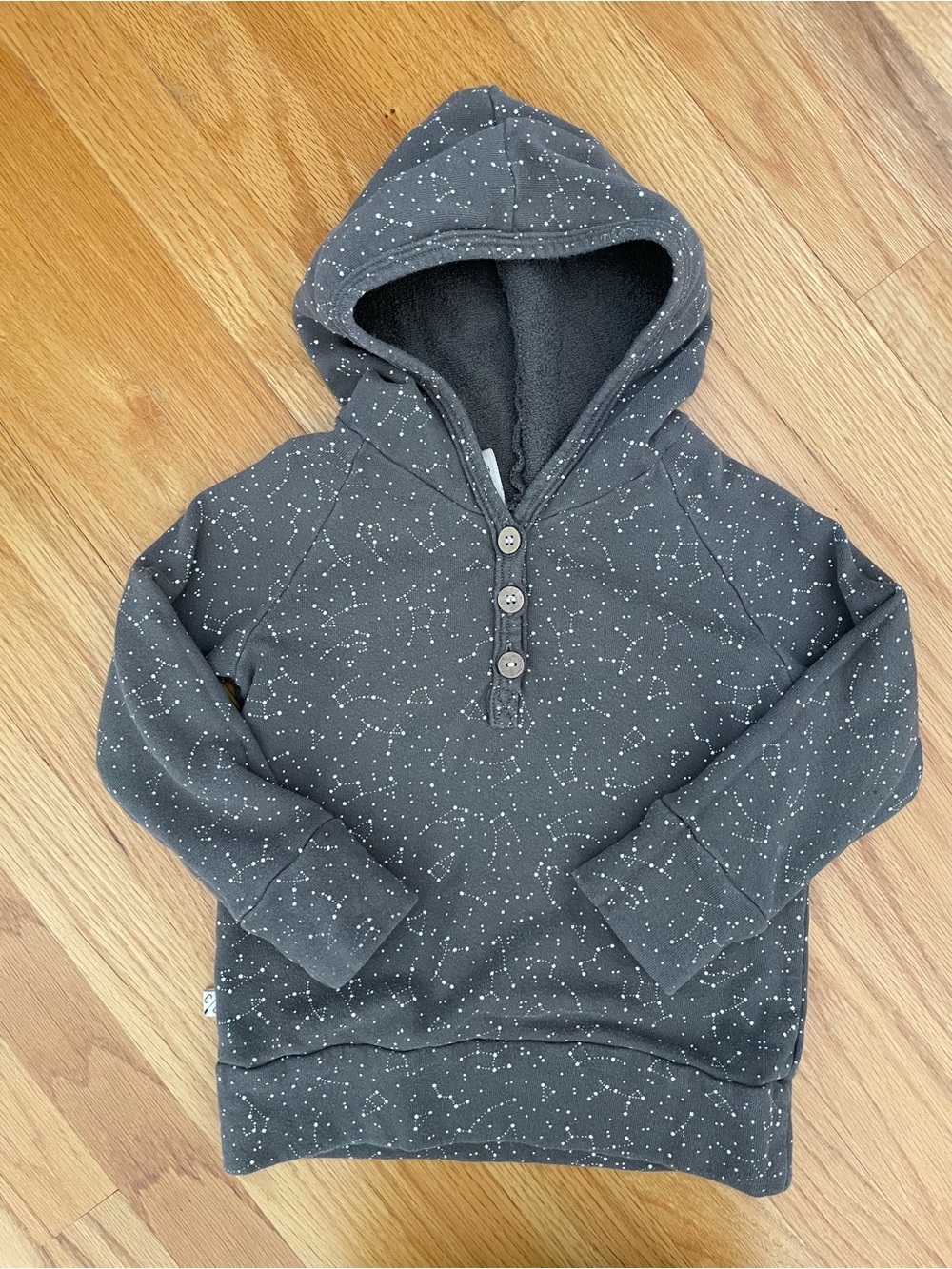 Childhoods Clothing Hoodie Constellations on Grey